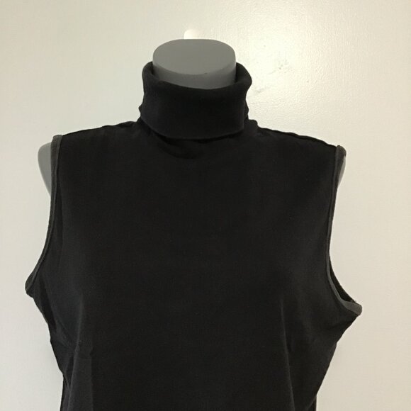 TOGO Black Sleeveless Turtleneck Size XL - Picture 2 of 11